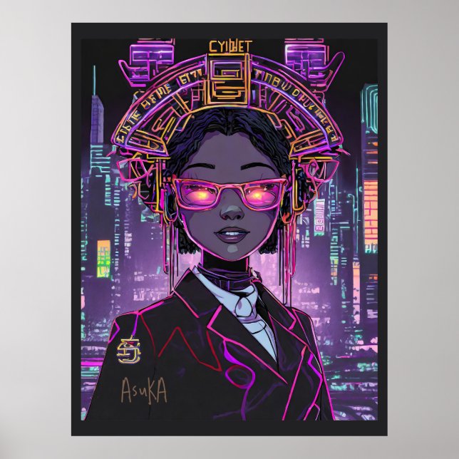 Poster Neon Future ID1028 (Devant)
