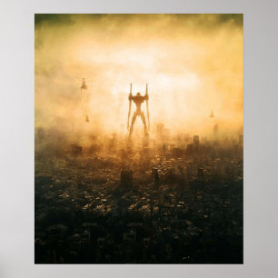 Poster Neon Genesis Evangelion Unit One Absolute Destru