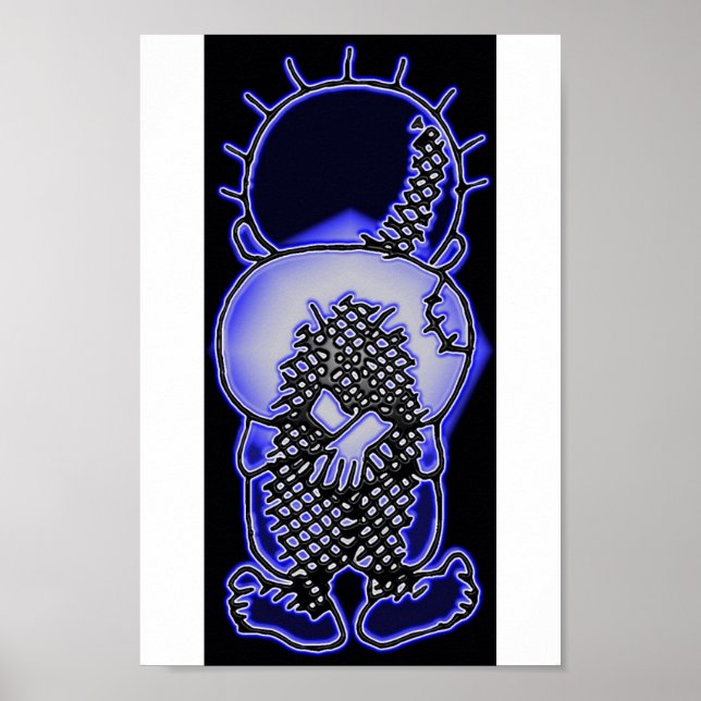 Poster Neon Handalah (Devant)