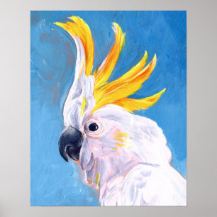 Poster Neon Mohawk - Cockatoo