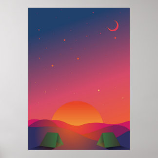 Poster Neon Night Sky Neon Artiste Neon Led Signes Neon G