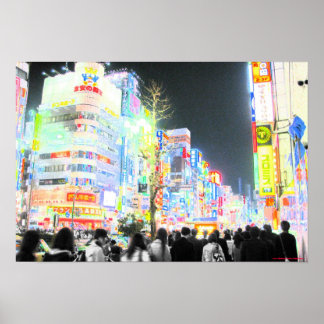 Poster Neon Tokyo