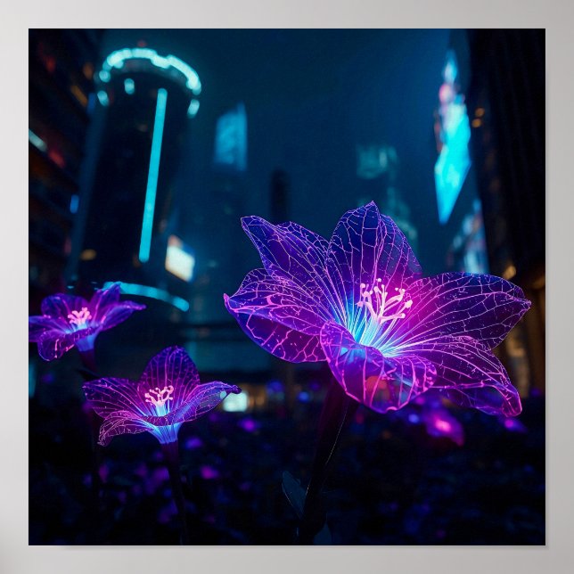 Poster Neon Veins (Devant)