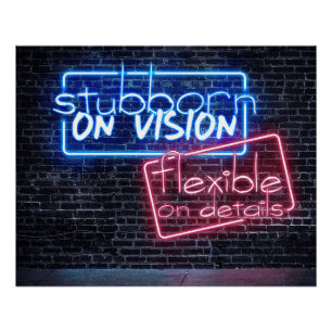 Poster Neonreclame