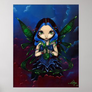 Poster Nepenthe gothique fée Art Print
