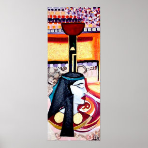 Poster NEPTHES EGYPTIAN GODDESS ART Imprimer