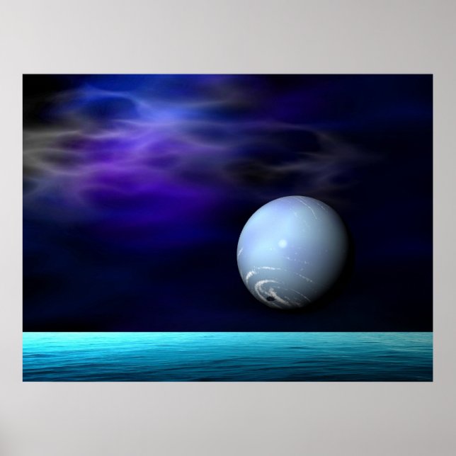 Poster Neptune à la maison (Devant)