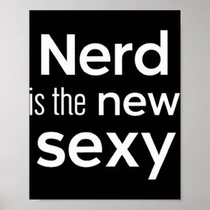 Poster Nerd Est Le Nouveau Y Joueurs De Logiciels Ingénie