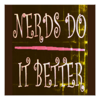 Nerds le font mieux pour enseignant et swatter pos