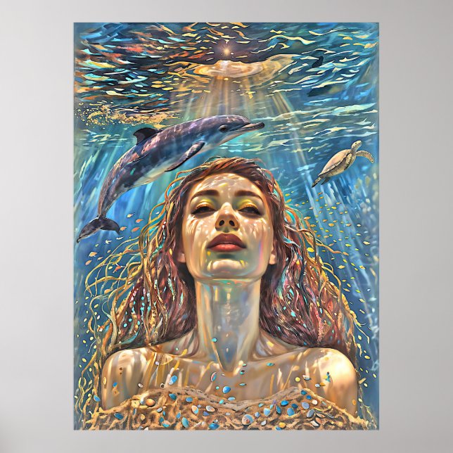 Poster "Nerena" Sous les eaux calmes (Devant)