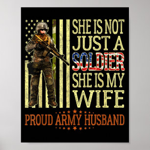 Poster N'est pas un soldat est son épouse fière mari de l