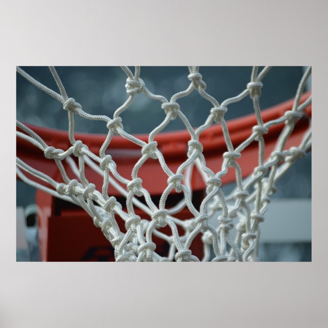 Poster Net de basket-ball (Devant)