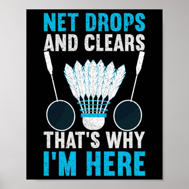 Poster Net Drops And Clears C'est pourquoi je suis ici Dm (Devant)