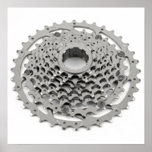 Poster Nettoyer la cassette du vélo