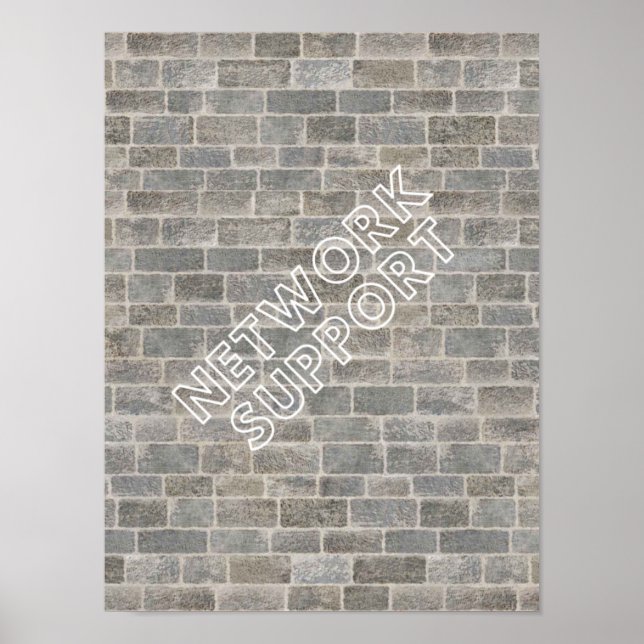 Poster Network Support (Devant)