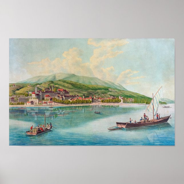 Poster Neuchâtel, Suisse (Devant)