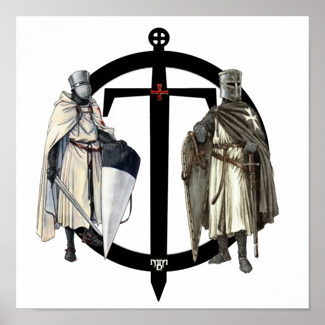 Poster Neues Logo der Templer (Devant)