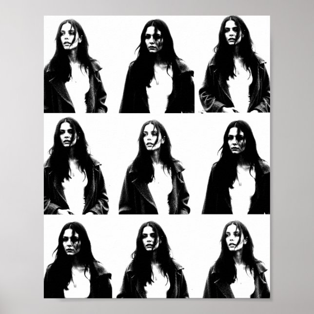 Poster Neuf fois un étranger (Devant)