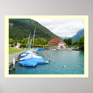 Poster Neuhaus at Lake Thun