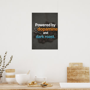 Poster Neurodiversité alimentée par dopamine et café torr