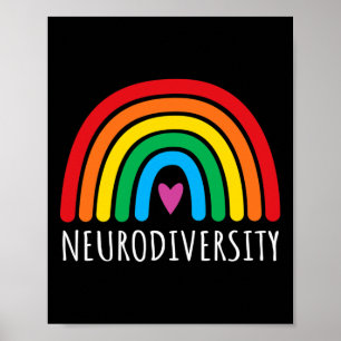 Poster Neurodiversité Sensibilisation sur l'autisme arc-e