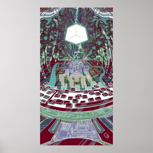 Poster Neuromancer Wintermute (Devant)