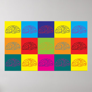 Poster Neuroscience Pop Art
