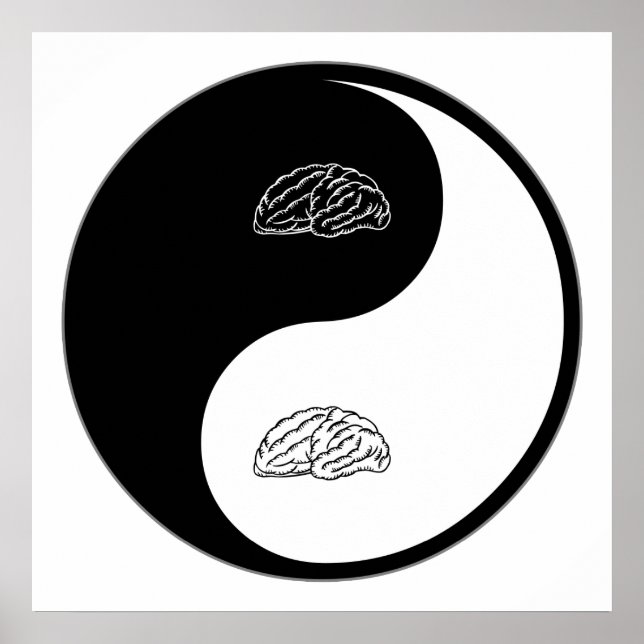 Poster Neuroscience Yin Yang (Devant)