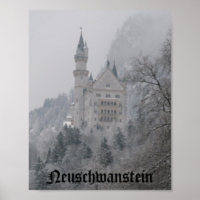 Poster Neuschwanstein (Devant)