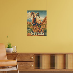 Poster Nevada Bighorn Sheep