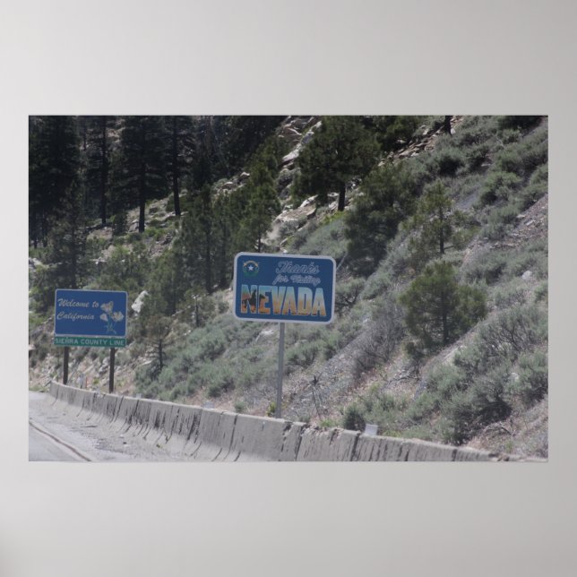 Poster Nevada-Cailforinia (Devant)