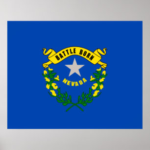 Poster Nevada State Flag Design