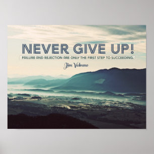 Poster Never Give Up