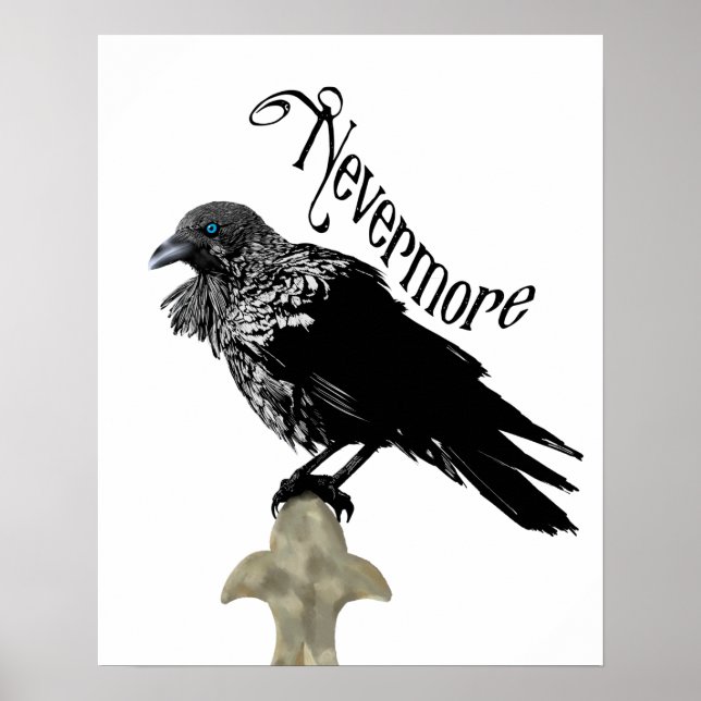 Poster Nevermore Raven (Devant)