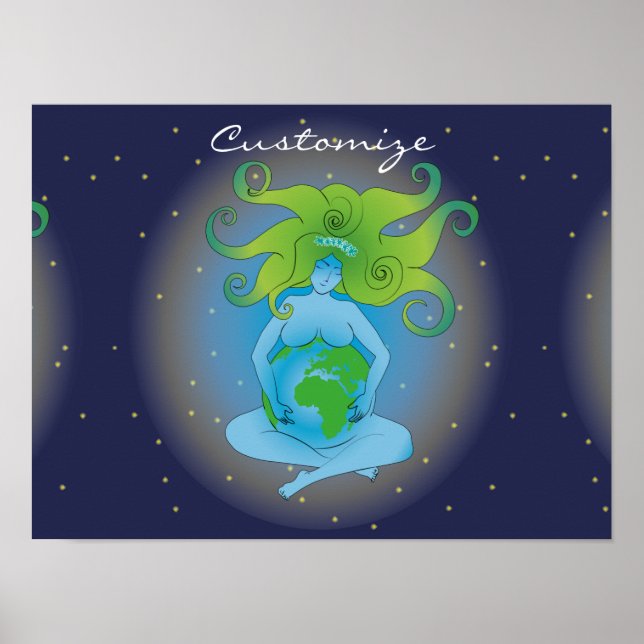 Poster New Age Gaia Goddess Thunder_Cove (Devant)