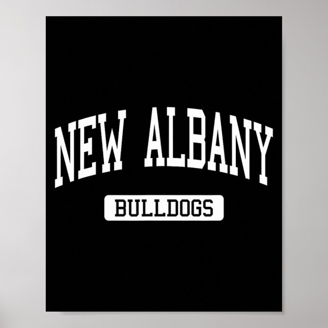 Poster New Albany High School Hs New Albany In Varsity Sr (Devant)