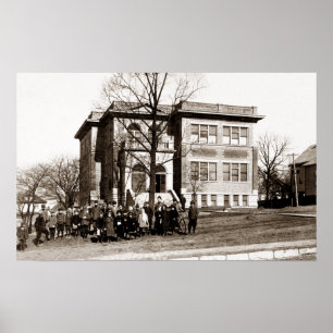 Poster New Castle, école primaire Indiana Holland