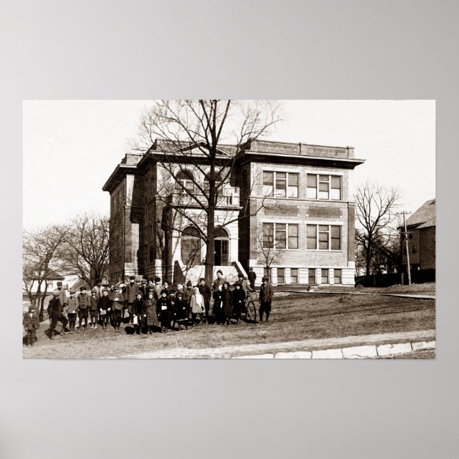 Poster New Castle, école primaire Indiana Holland (Devant)