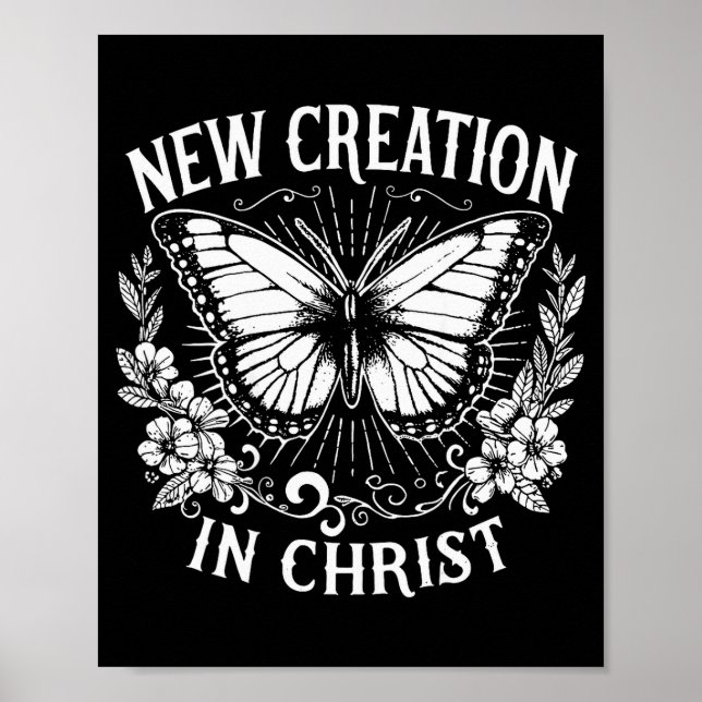 Poster New Creation In Christ, Christianity, Sublimation  (Devant)