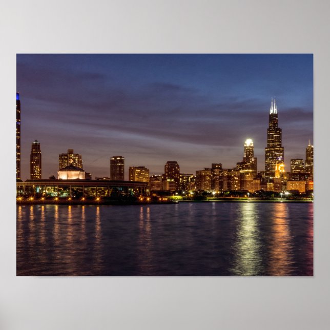 Poster New de la nuit de Chicago (Devant)