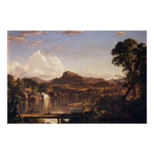 Poster New England Scenery Frederic Edwin Church