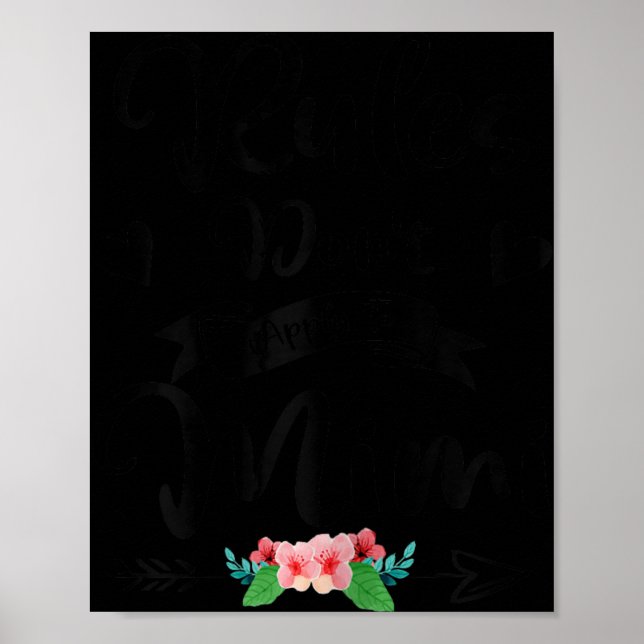 Poster New Grandma Rules Don't Apply To Mimi Mothers Day  (Devant)