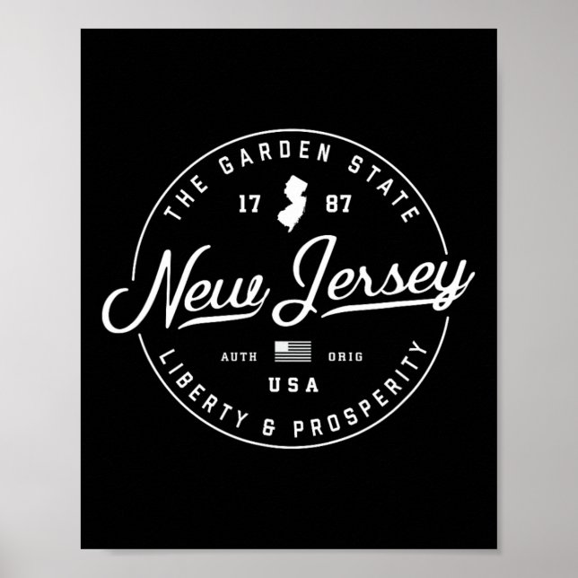Poster New Jersey  (Devant)