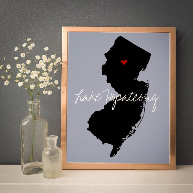 Poster New Jersey Town (Créateur téléchargé)