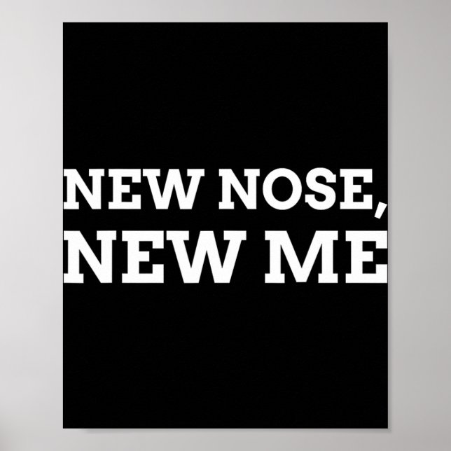 Poster New Nose, New Me Funny Nose Job  (Devant)