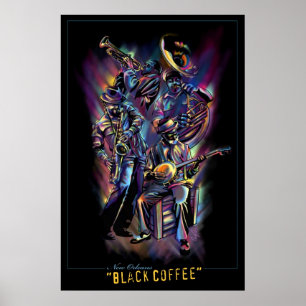 Poster "New Orleans - Café noir"