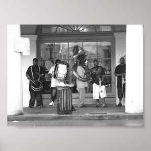 Poster New Orleans Jazz Band French Quarter Photographie
