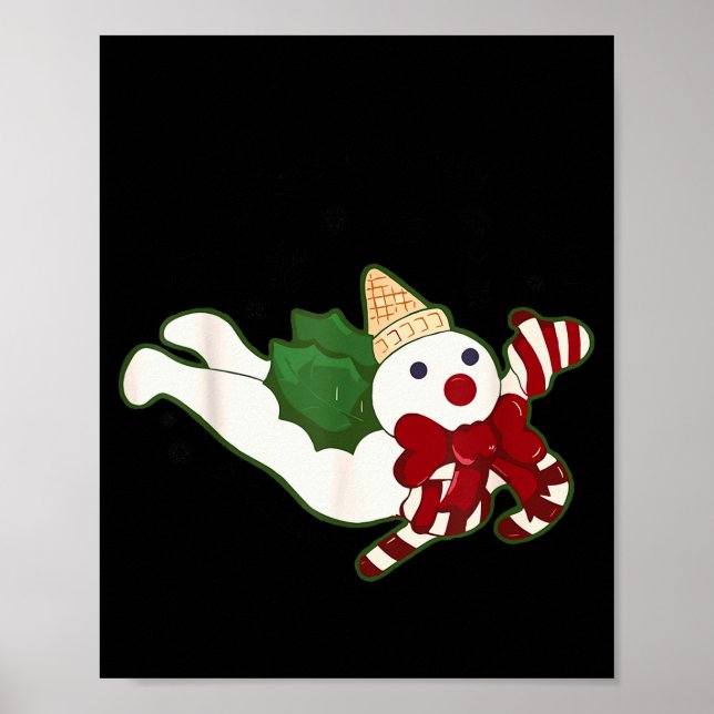 Poster New Orleans Mr Bingle Christmas Tradition Snowmen  (Devant)