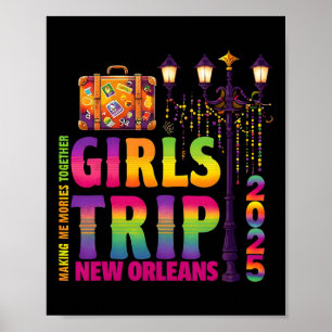 Poster New Orleans Trip 2025 Mardi Gras New Orleans Party