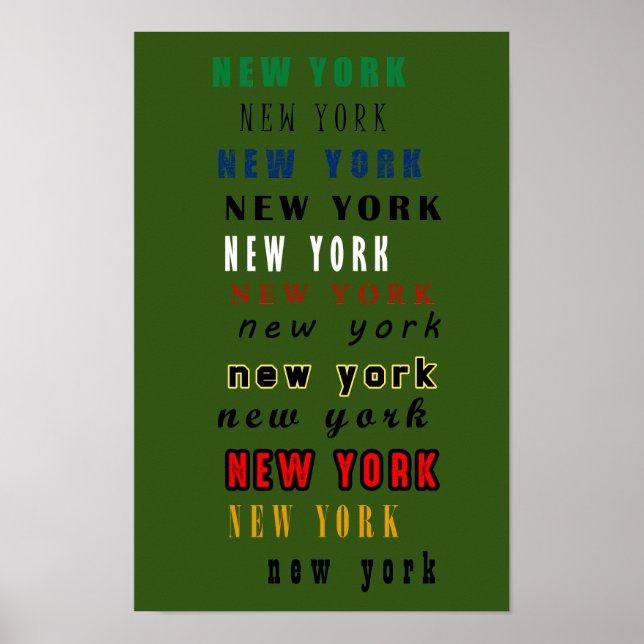 Poster New York (Devant)